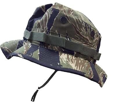 80's TIGER STRIPE PRODUCTS Boonie Hat 米軍 Tiger Stripe Jungle Boonie Hat Type II U.S Military Tropical